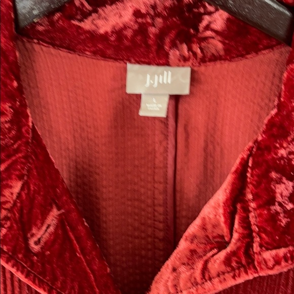 J. JILL Red Corduroy Jacket - Picture 6 of 13